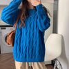 Women's Sweater Thick Retro Hong Kong Style Loose And Lazy Style