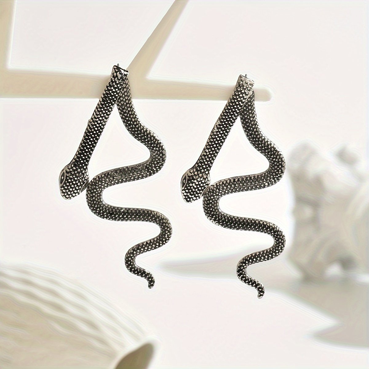 Golden Knot Pearl Drop Earrings