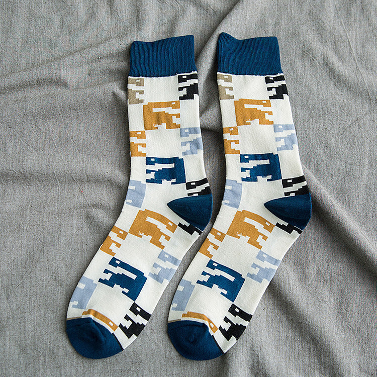 Socks Cartoon Animal Lady's Tube Socks