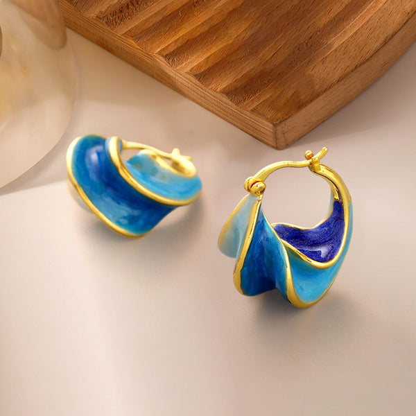 Spiral Stud Earrings