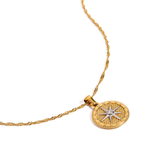 Gold Star Pendant Necklace