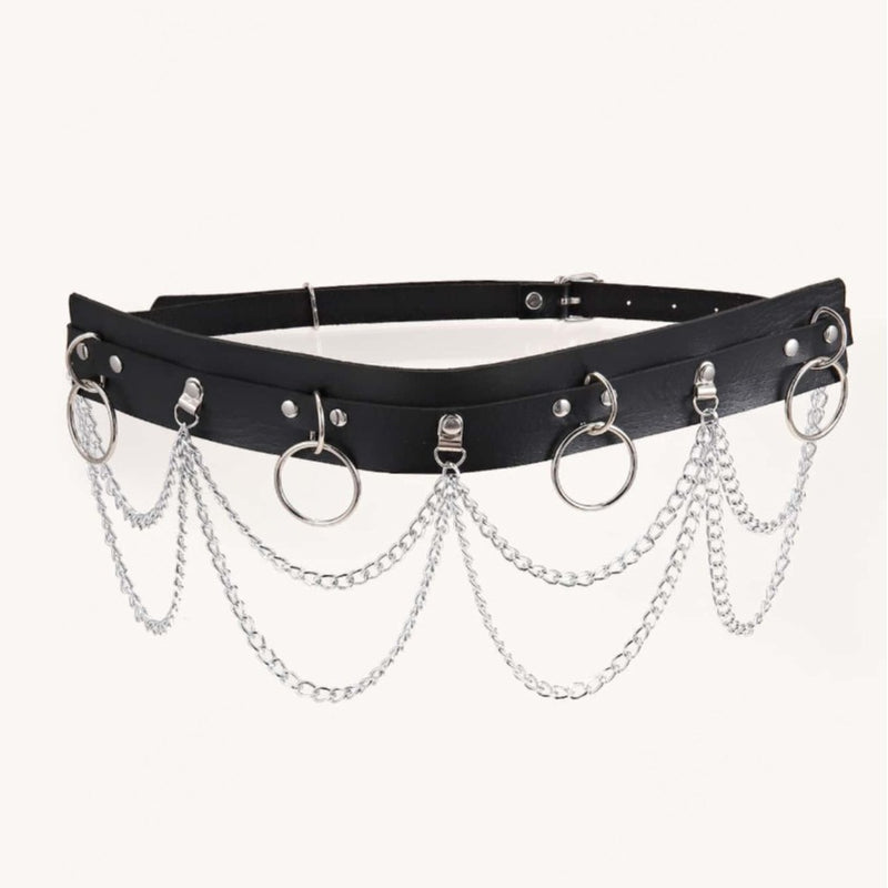 Double Layer Chain Belt