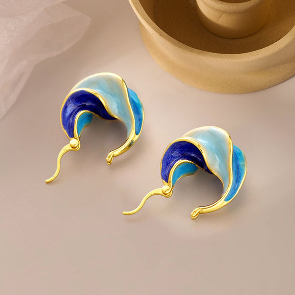 Spiral Stud Earrings