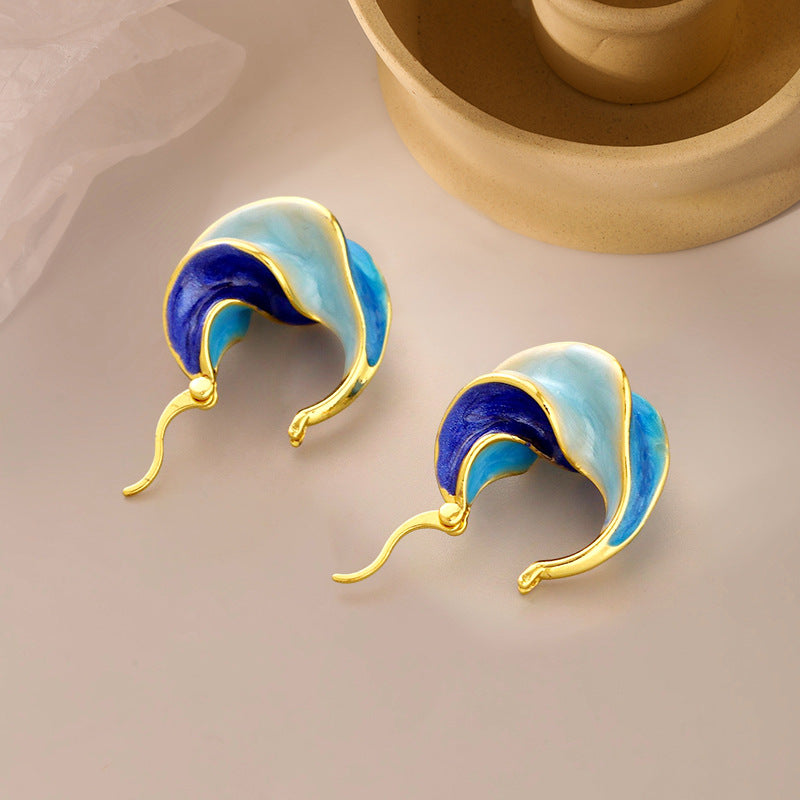 Spiral Stud Earrings
