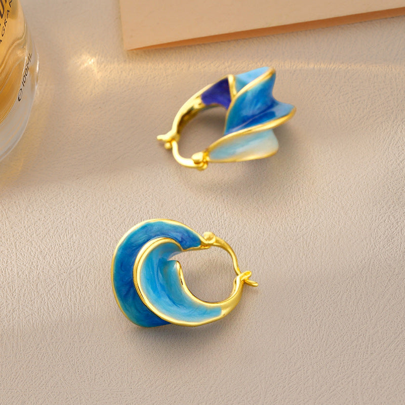 Spiral Stud Earrings