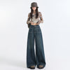 Retro High Waist Wide Leg Jeans