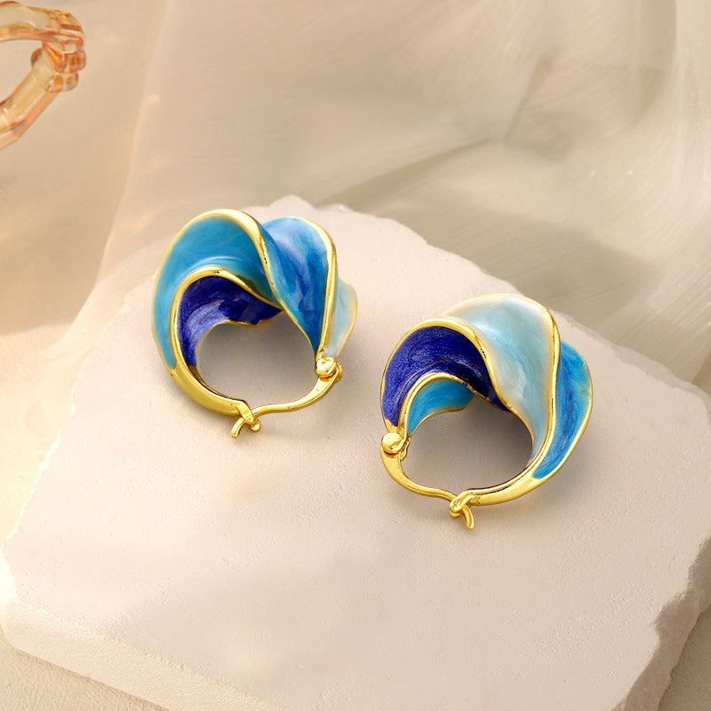 Spiral Stud Earrings