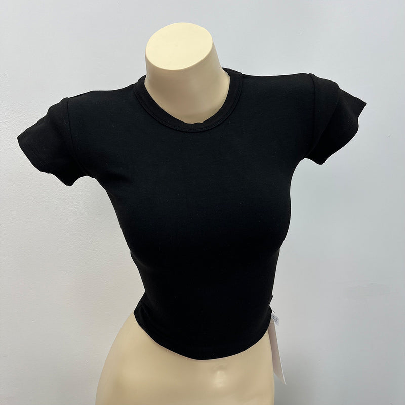 Shoulder Hot Girl Sports Bottoming Skinny Top