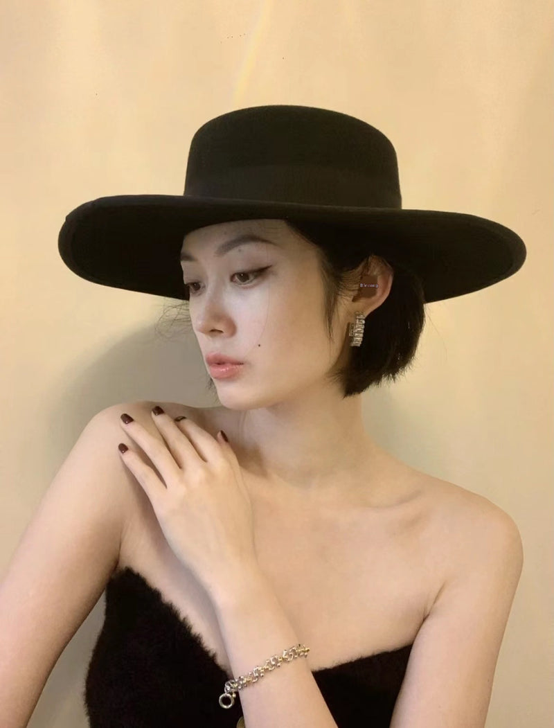 Woolen Bowler Hat