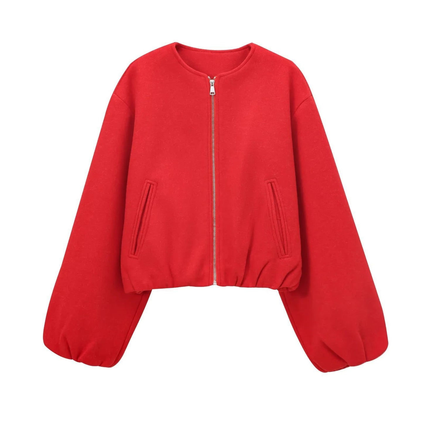 Fashion Soft Bomber Jacket Coat