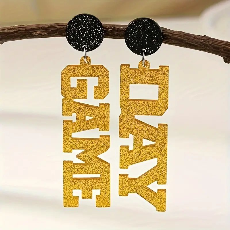 Game Day Spirit Earrings -  Show Your Team Colors In Style