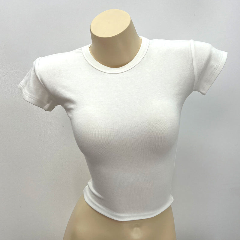 Shoulder Hot Girl Sports Bottoming Skinny Top