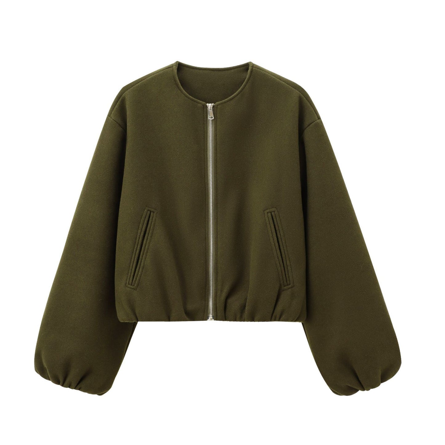 Fashion Soft Bomber Jacket Coat